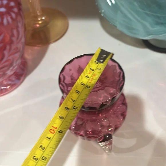 Set of vintage art glass